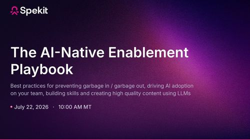 Webinar: The AI-Native Enablement Playbook