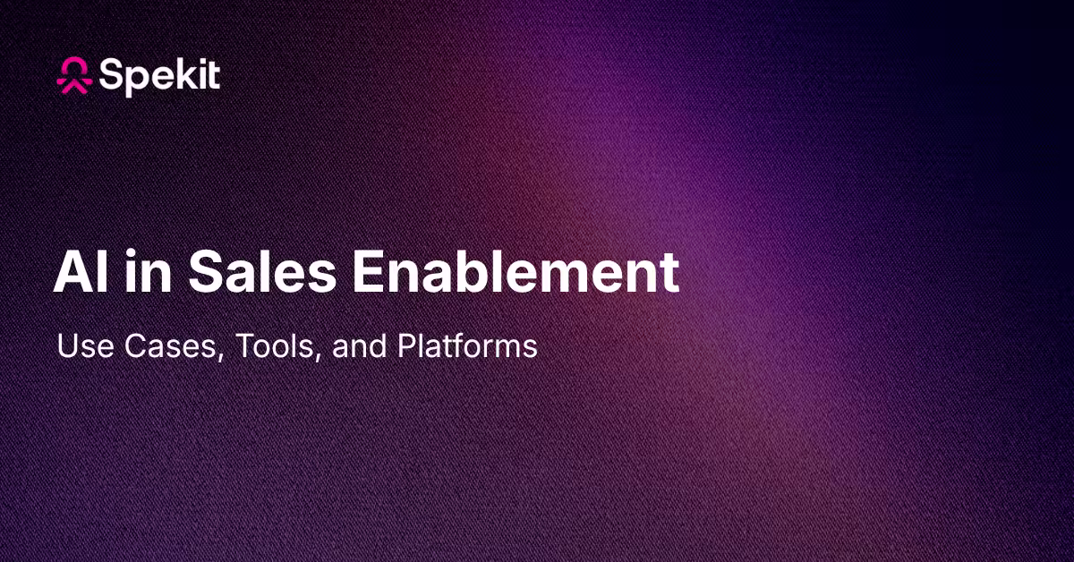 Ways to Use AI in Sales Enablement