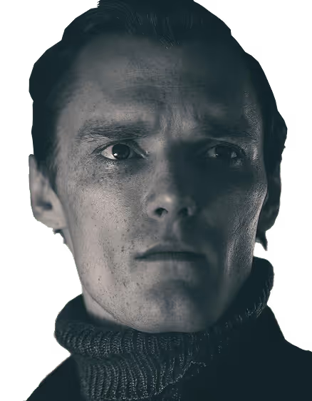 No background - Aidas portrait in character. Used here for illustrative purposes to showcase Aidas Jurgaitis role in a production.