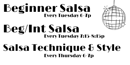 October Salsa Classes