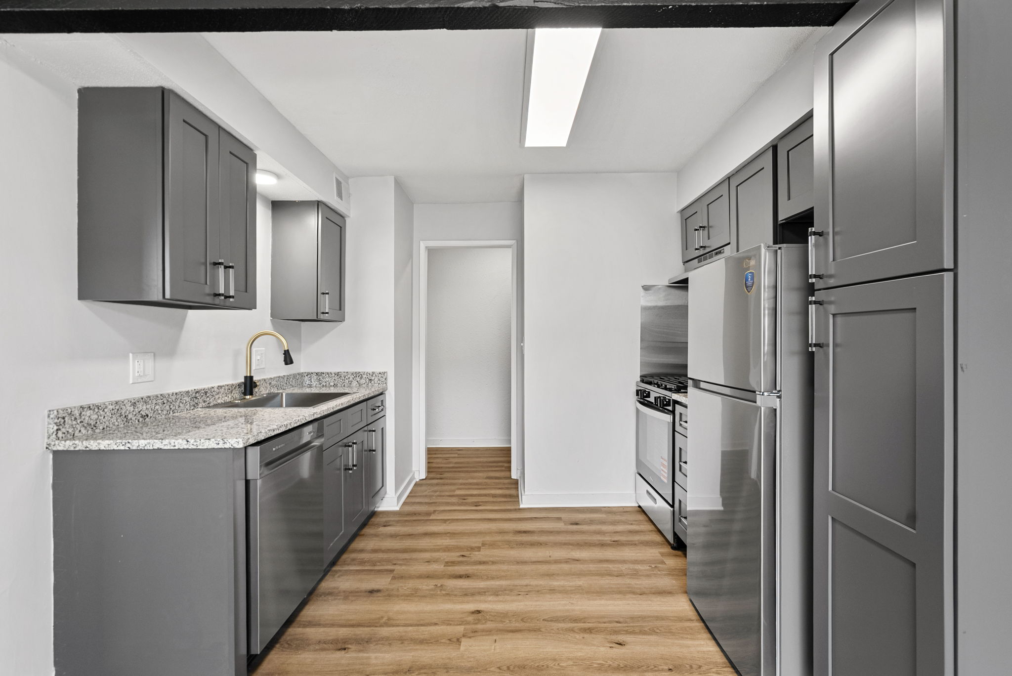 kitchen with stainless steel appliances
