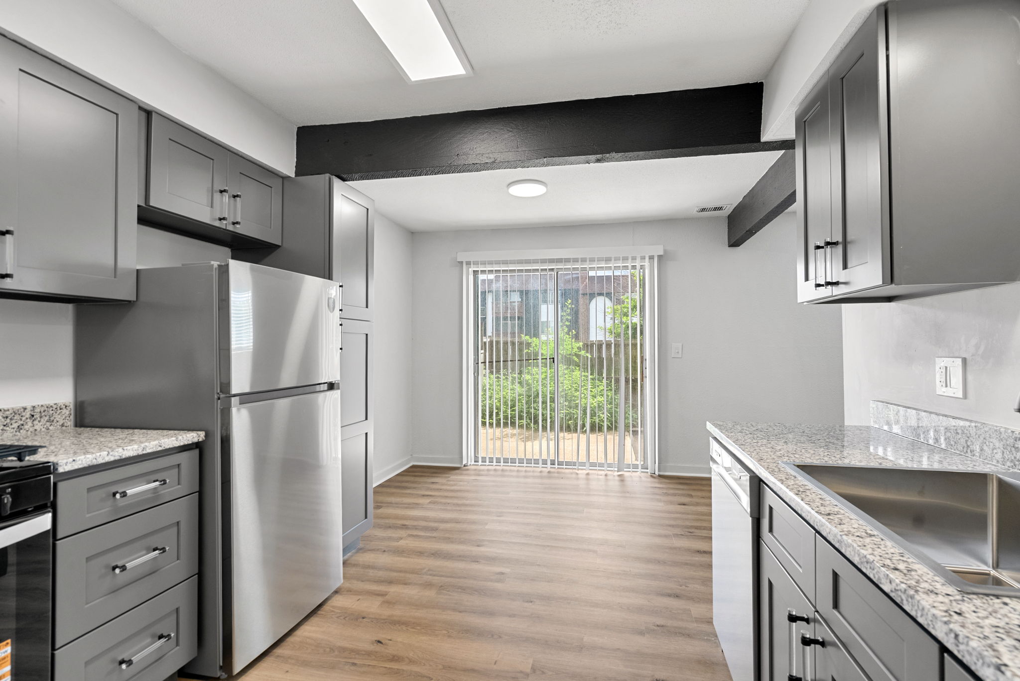 kitchen with stainless steel appliances