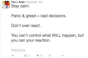 stay calm