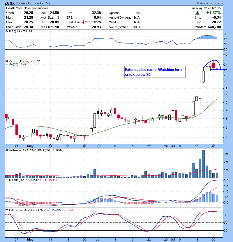 ZGNX Extended bio name. Watching for a crack below 20. 
