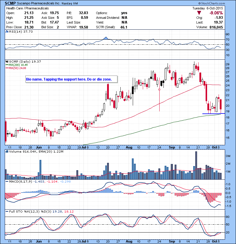SCMP Bio name. Tapping the support again here. Do or die zone.