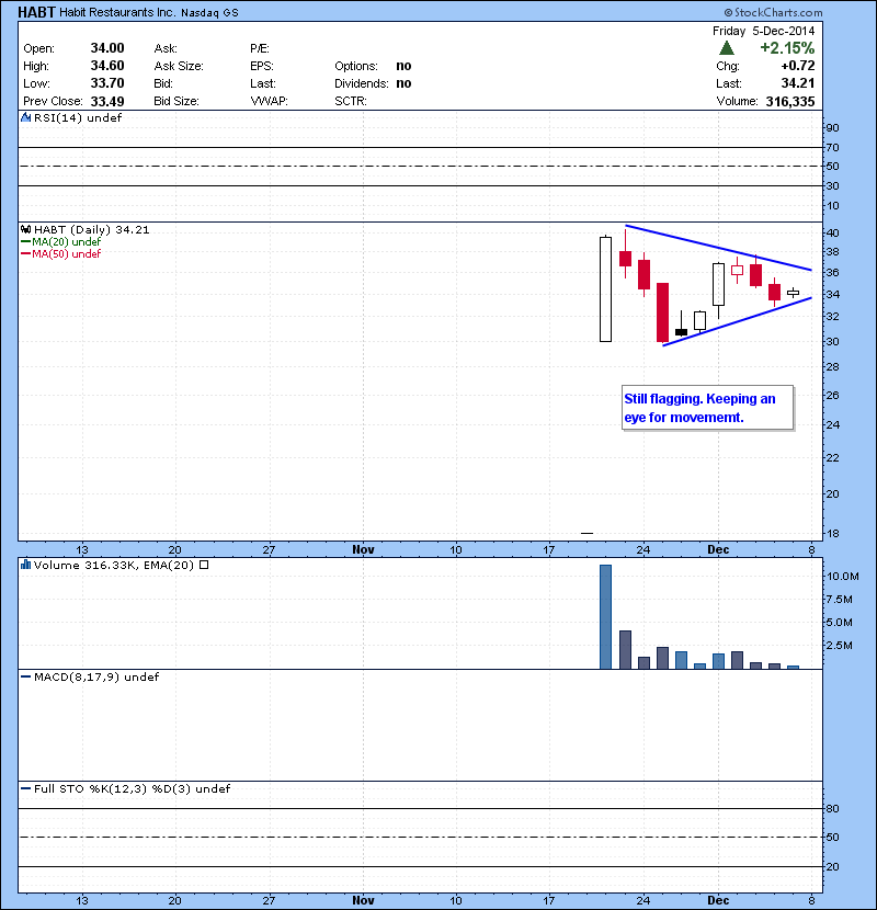 HABT Still flagging. Keeping an eye for movement.
