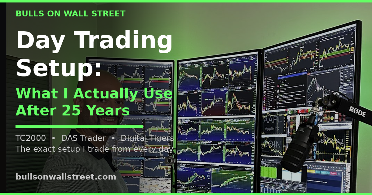 The esact day trading setup & equipment we use at bullsonwallstreet
