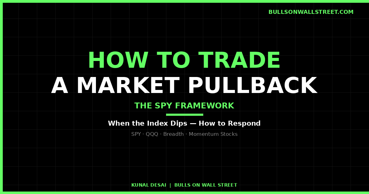 How to trade a market pullback — the SPY breadth framework and momentum stock strategy from Kunal Desai