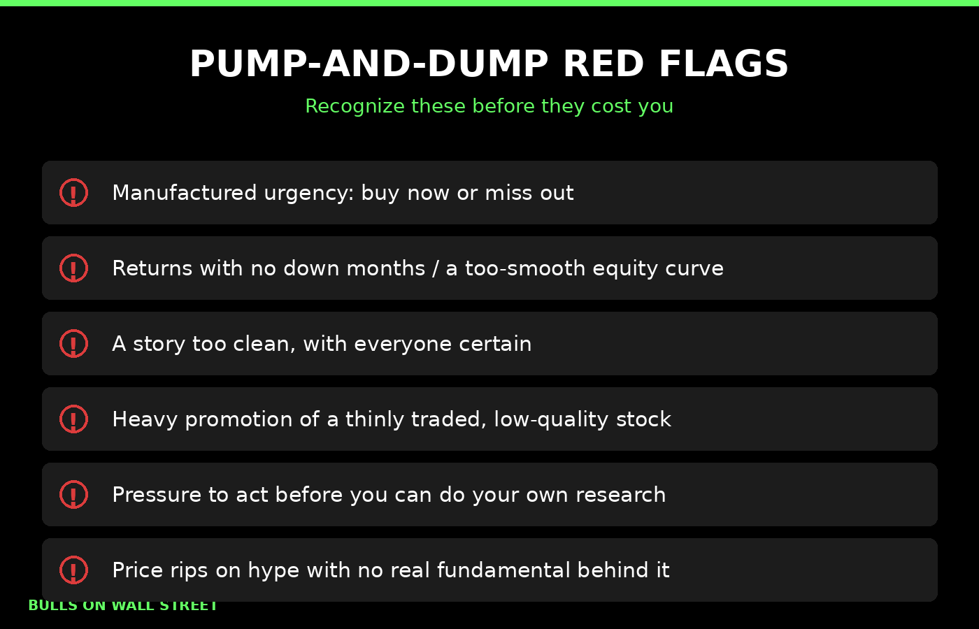 Pump and dump and fraud red flags every retail trader should recognize