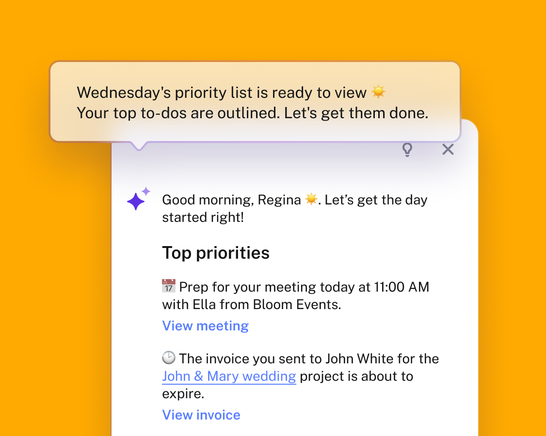 Priority list in chat widget