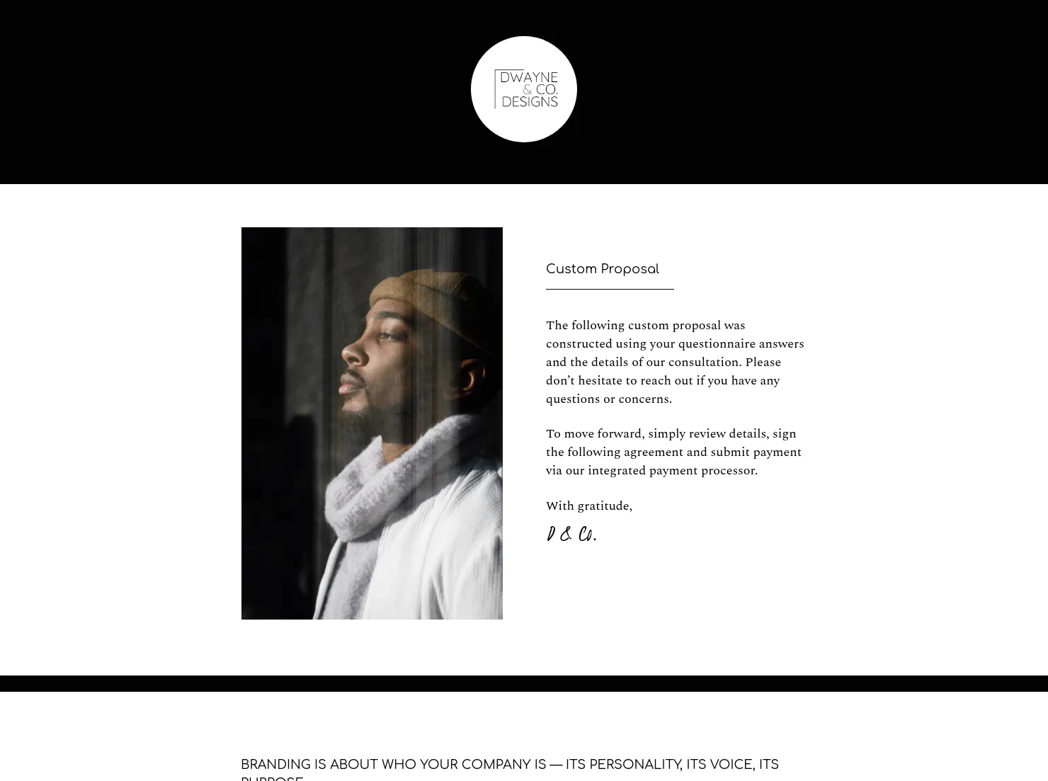 Minimal Proposal