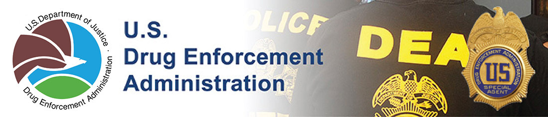 US Drug Enforcement Administration banner