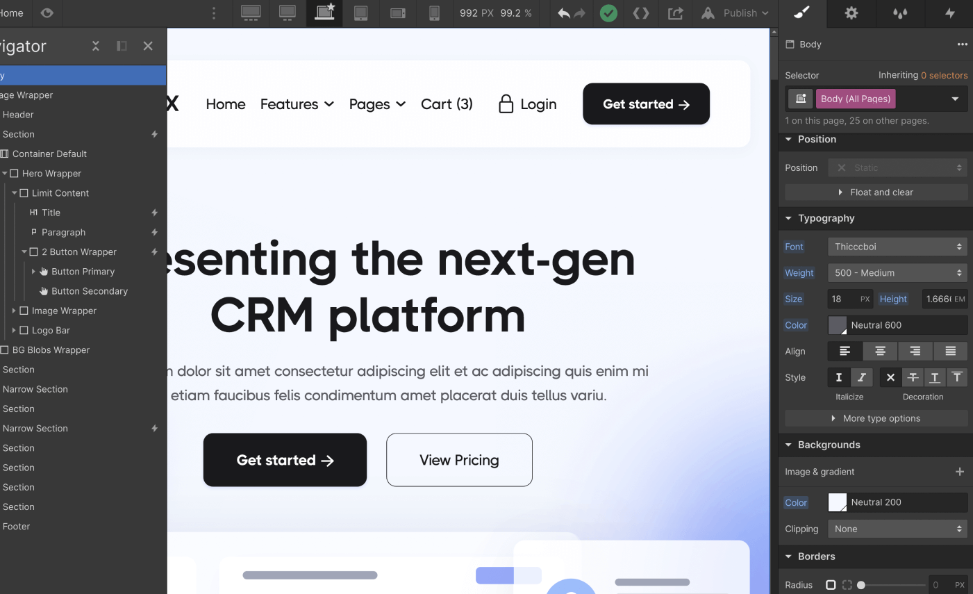 Typography - Techplus X Webflow Template