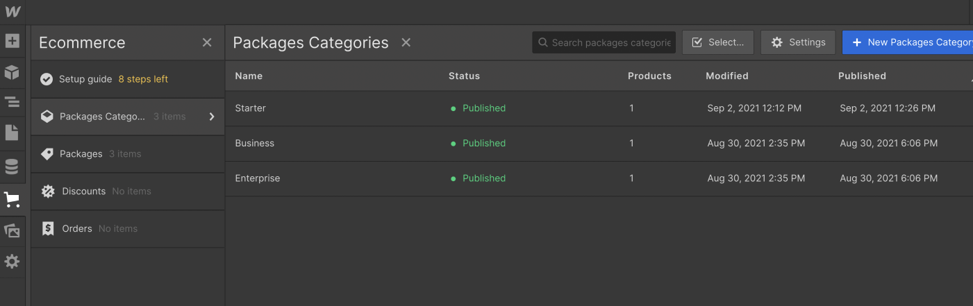 eCommerce Collection - Techplus X Webflow Template