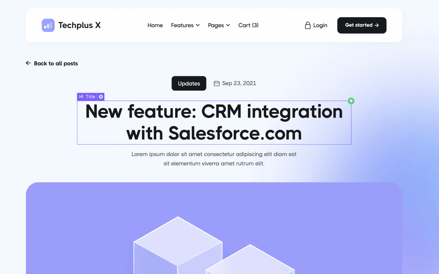 CMS Page - Techplus X Webflow Template