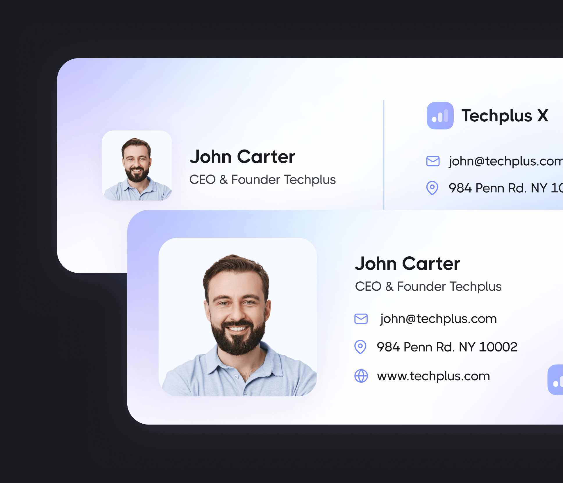 Techplus X - Email Signature - B2B SaaS Webflow Template