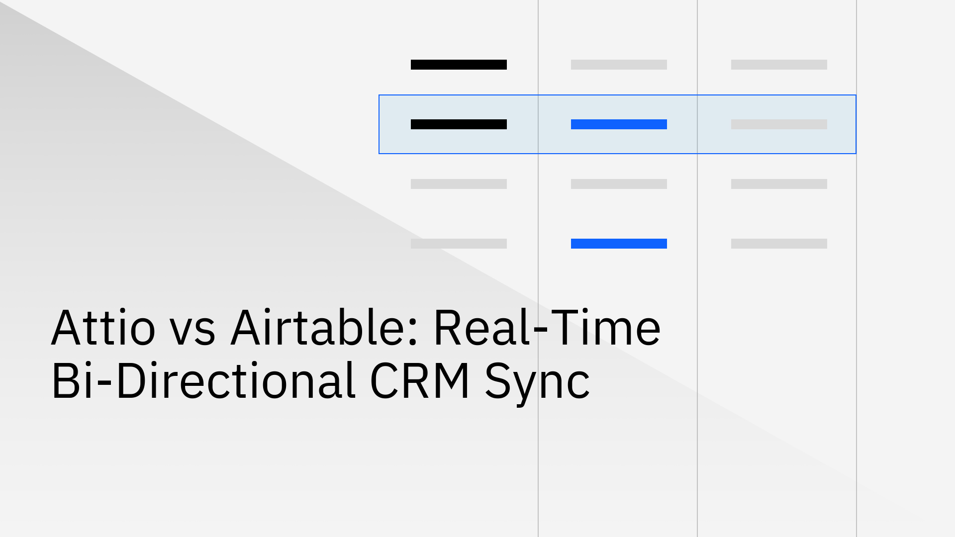 Attio vs Airtable Real-Time Bi-Directional CRM Sync
