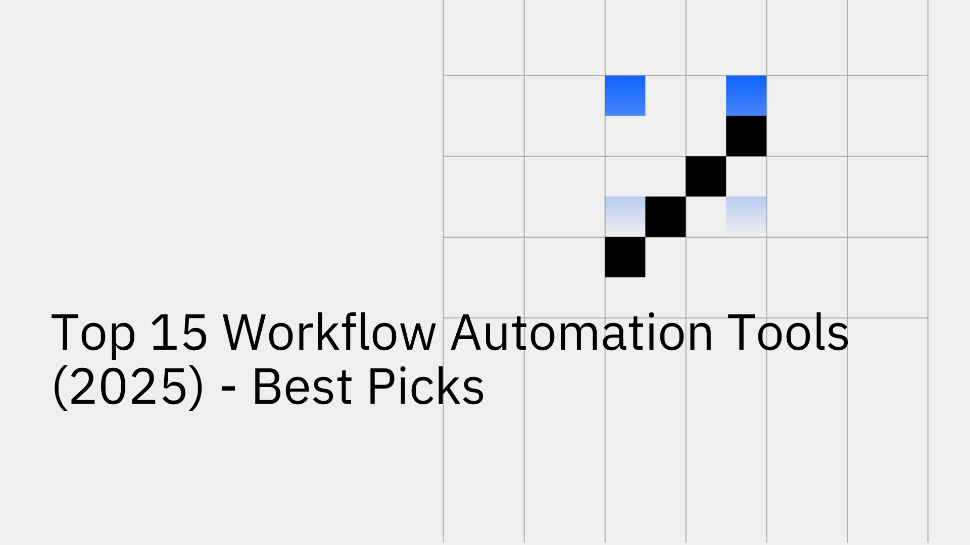 Workflow automation tools comparison table 2025