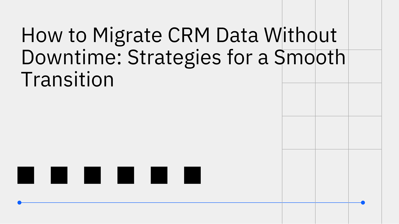 Visual diagram showing real-time CRM data migration with incremental transfer between Salesforce and HubSpot connected via Stacksync