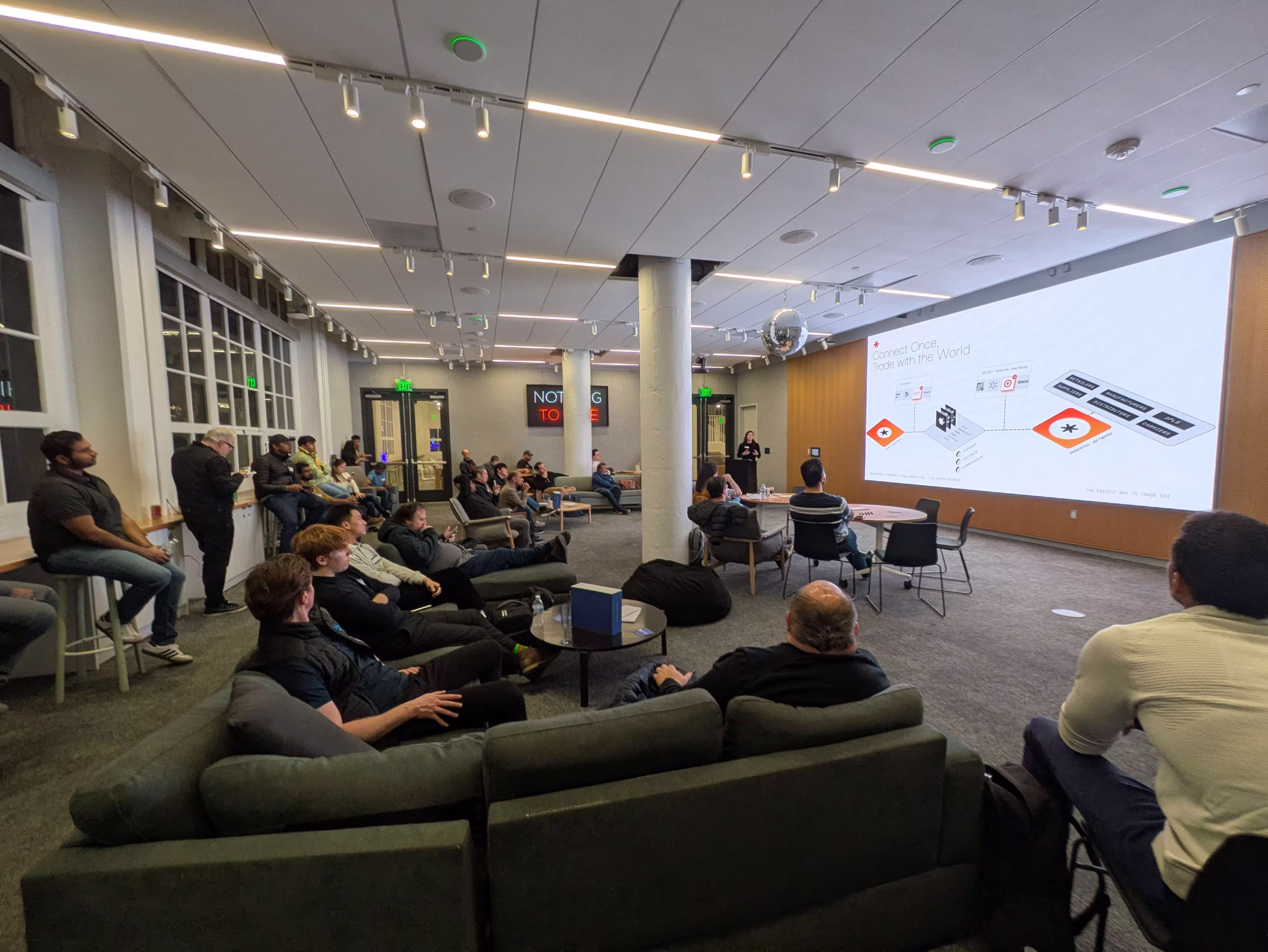 presenting on AI-native EDI