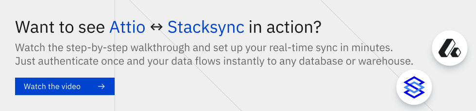How to connect Attio CRM to Stacksync