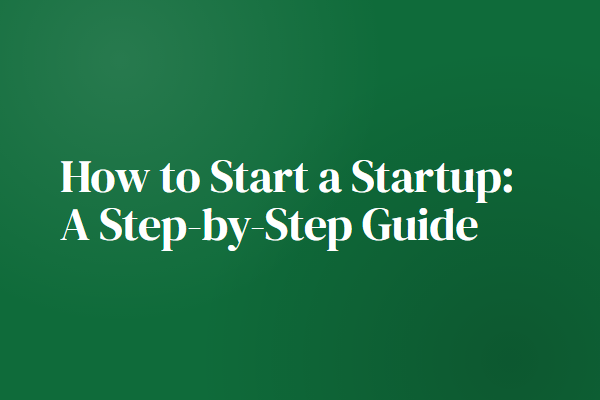how-to-start-a-startup thumbnail