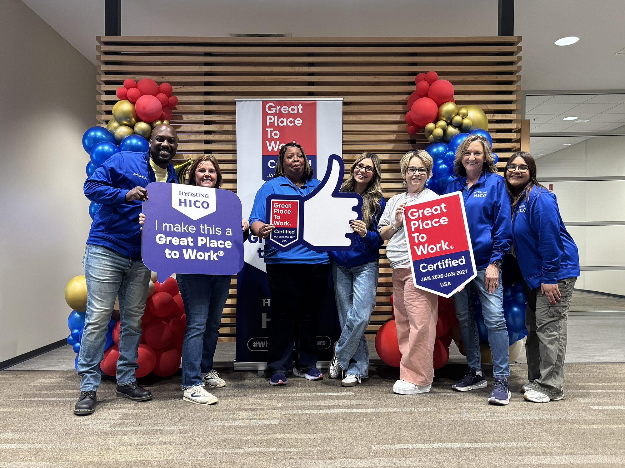 Hyosung HICO Earns 2026 Great Place to Work® Certification™