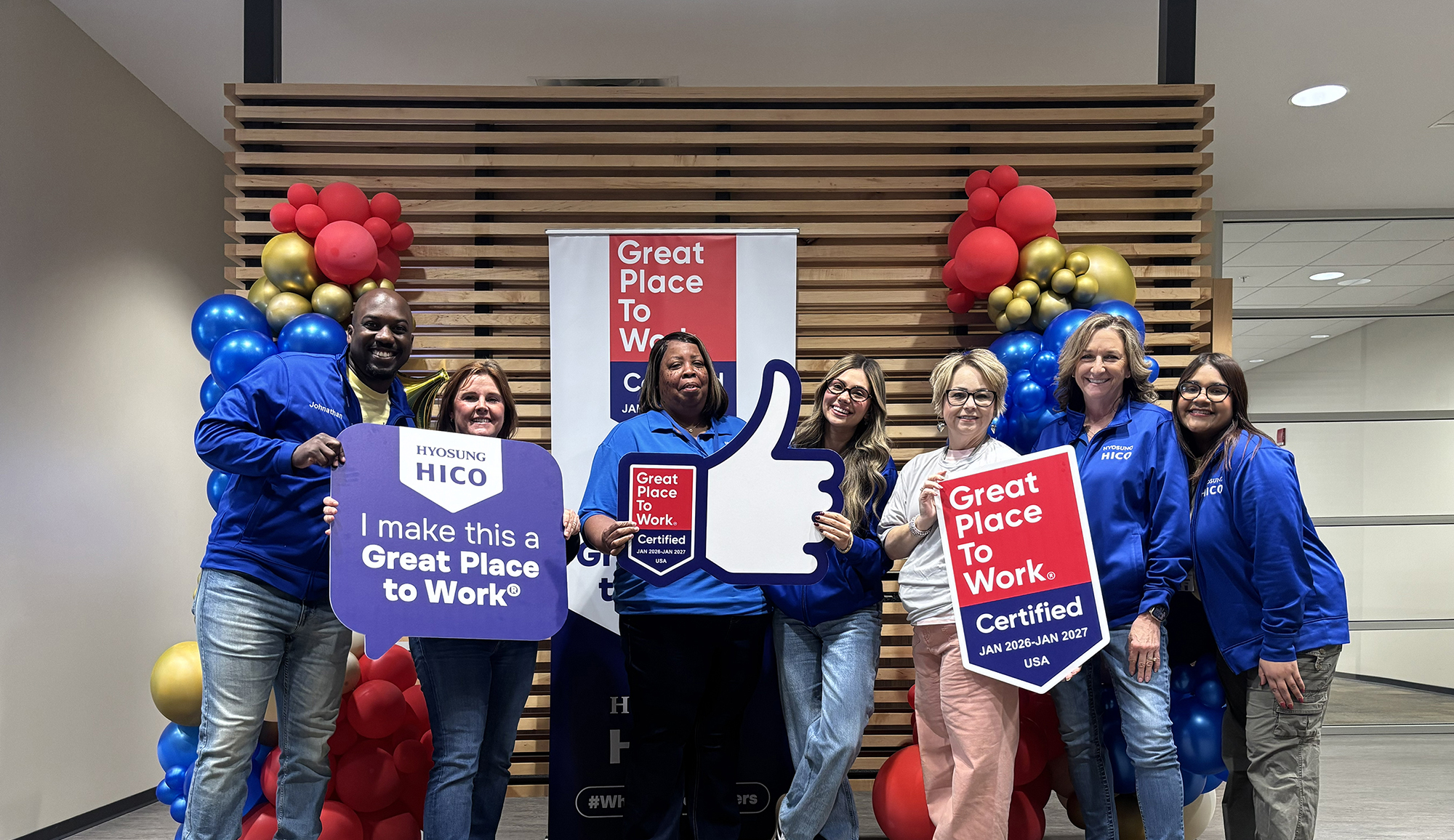 Hyosung HICO Earns 2026 Great Place to Work® Certification™