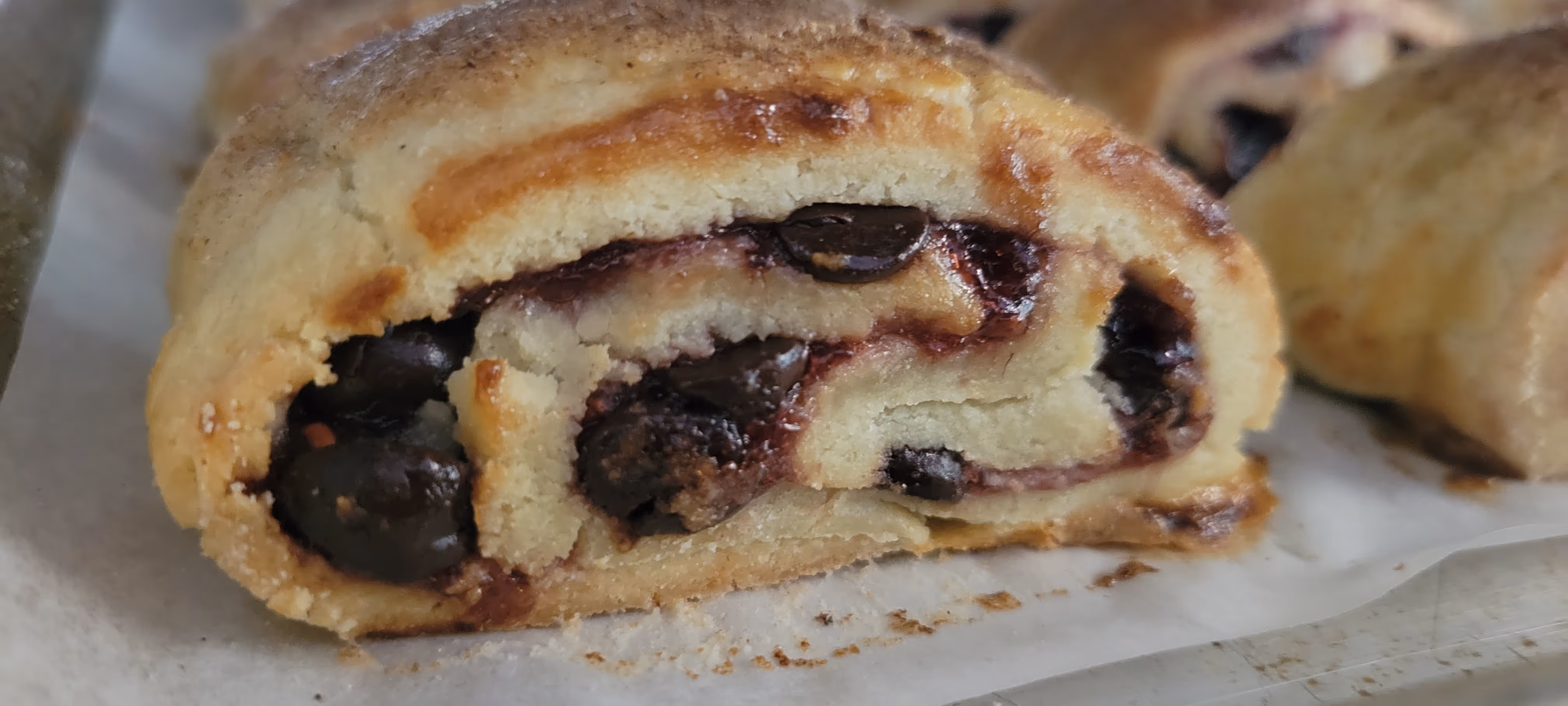  Raspberry Chocolate Chip Rugalach