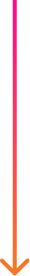 Orange downward arrow with vertical pink line above it.