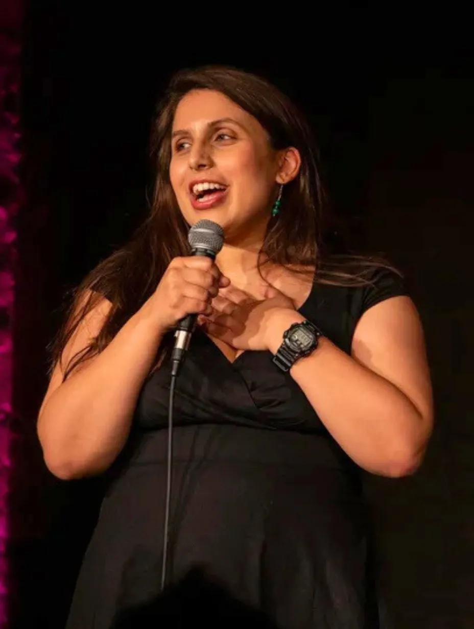 Alex Bertuli-Fernandes, a talented UK comedian and award finalist, representing the fun and high-quality comedy at Comedy Freaks, wildest comedy club London