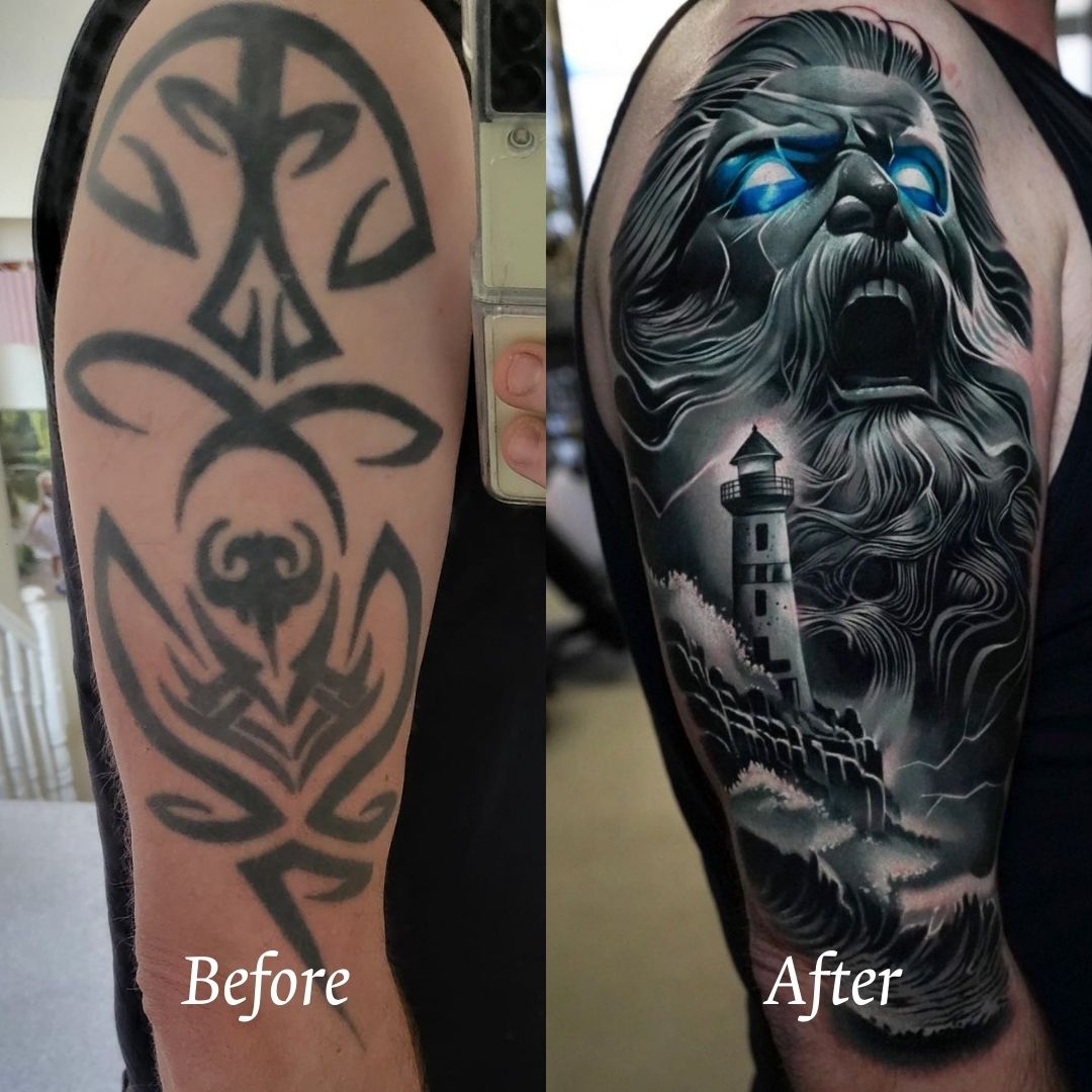 Tattoo cover-ups: Transforming regret into redemption • No Regrets UK
