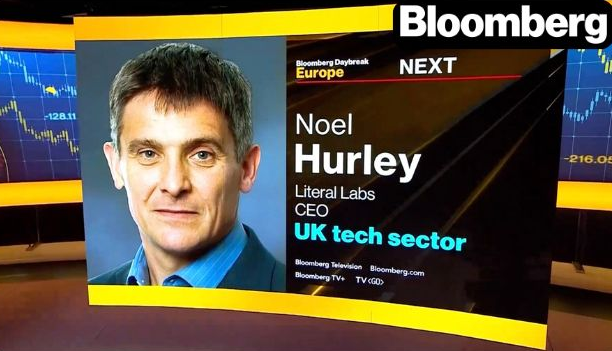Bloomberg Daybreak Europe segment with Literal Labs CEO Noel Hurley on the UK tech sector