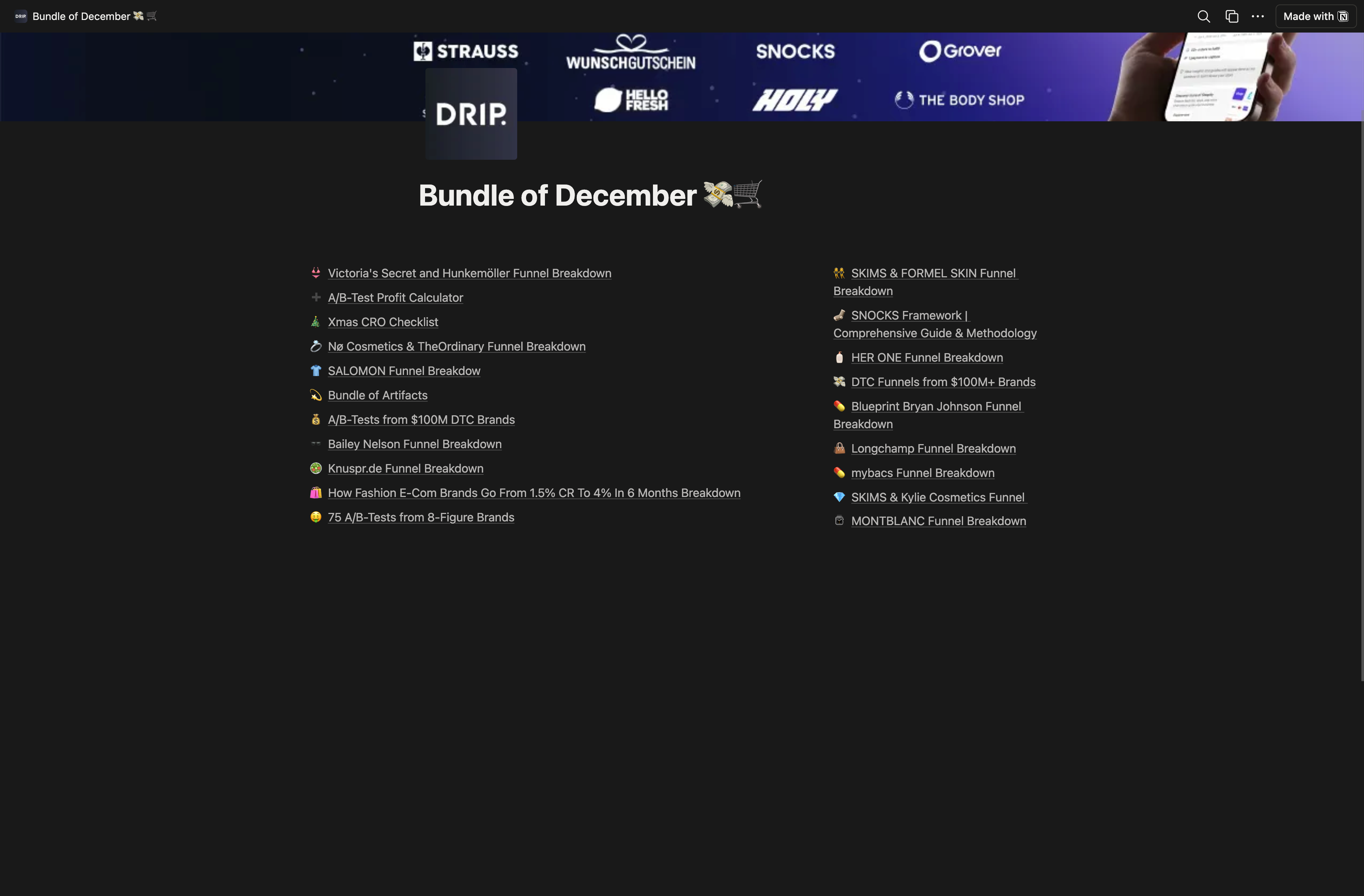 Bundle of December