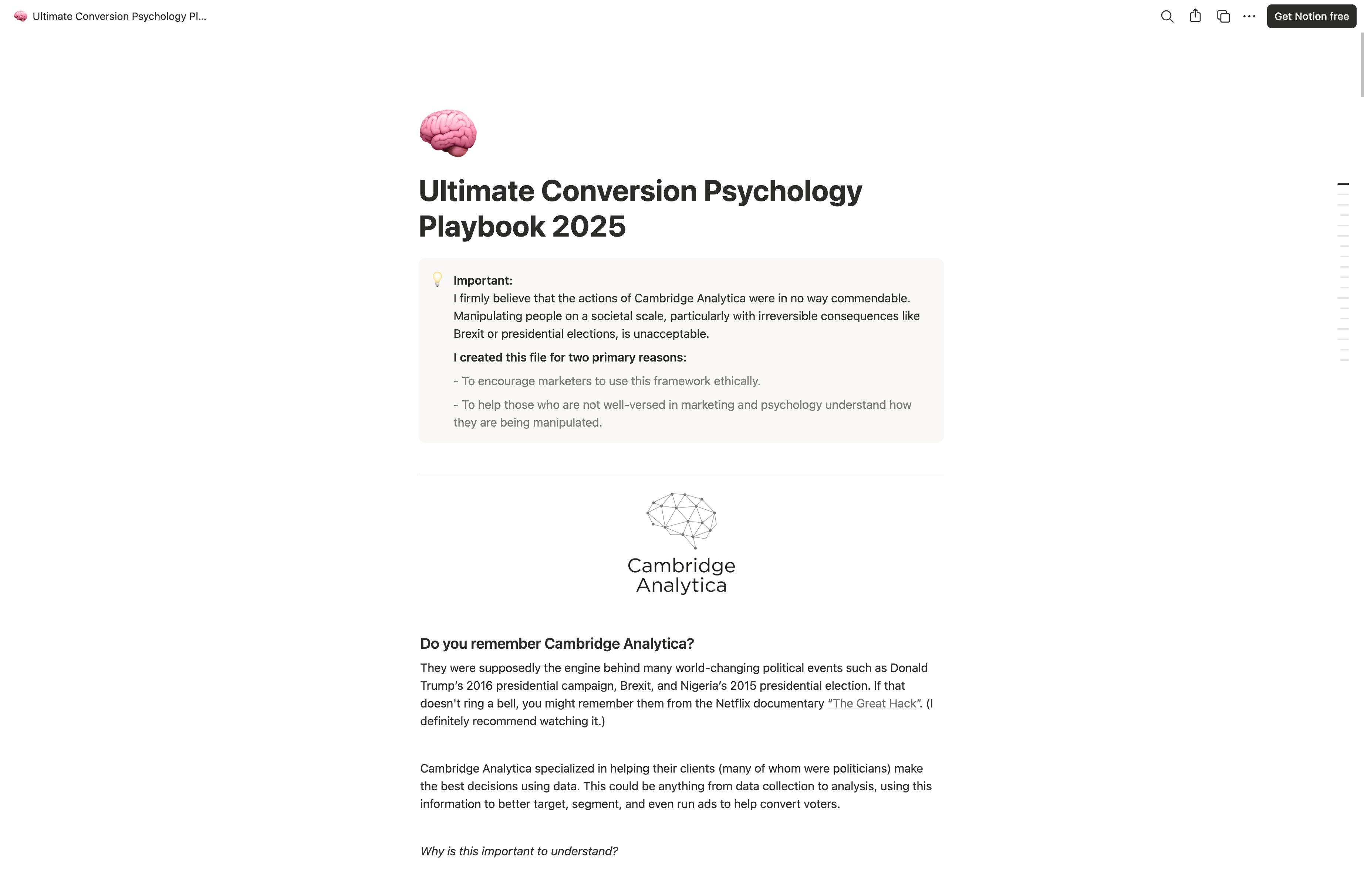 Psychology Playbook (new thbn)