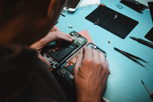 Réparation d'un smartphone
