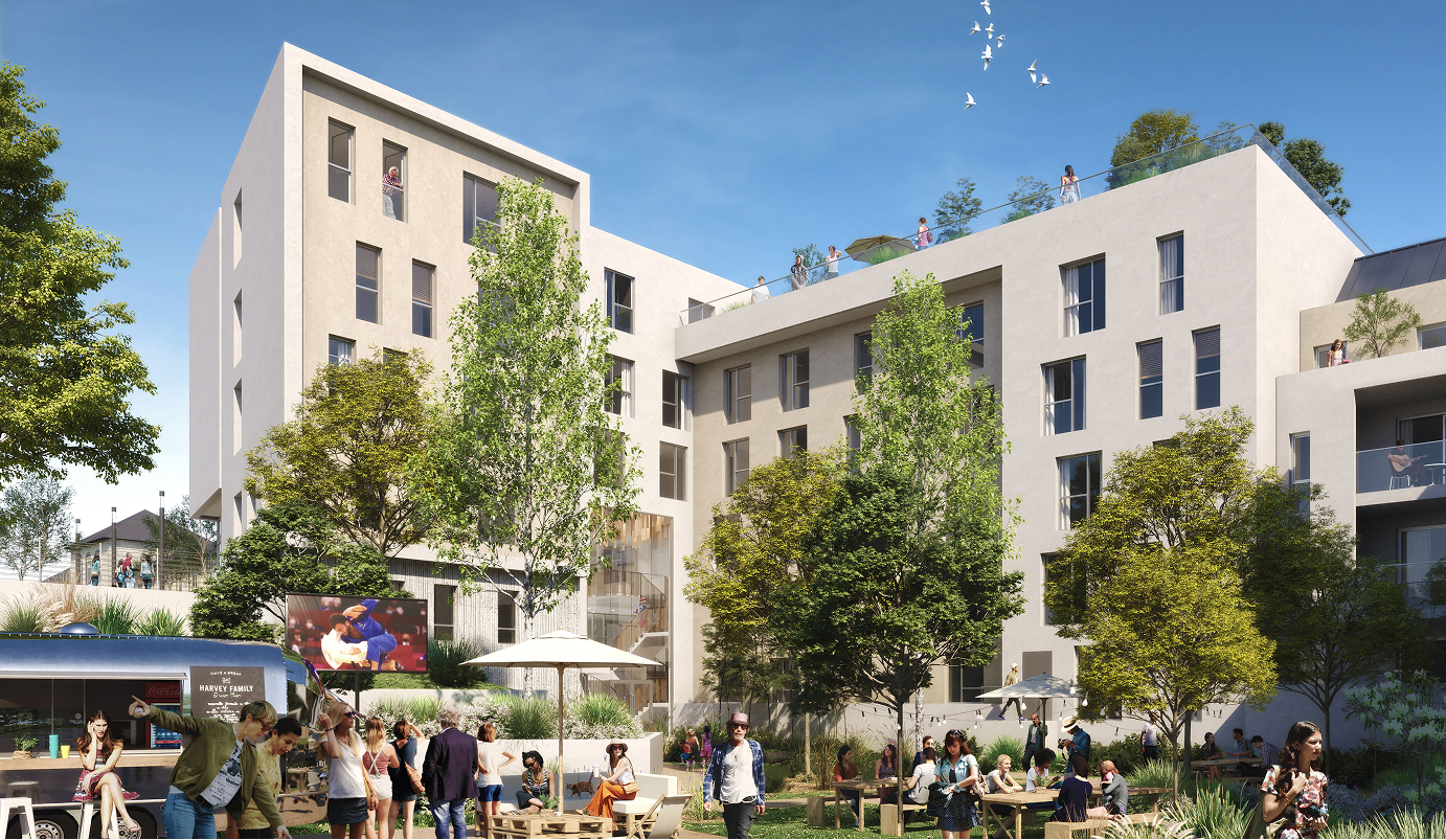 projet immobilier terrasses de Rechèvres à Chartes