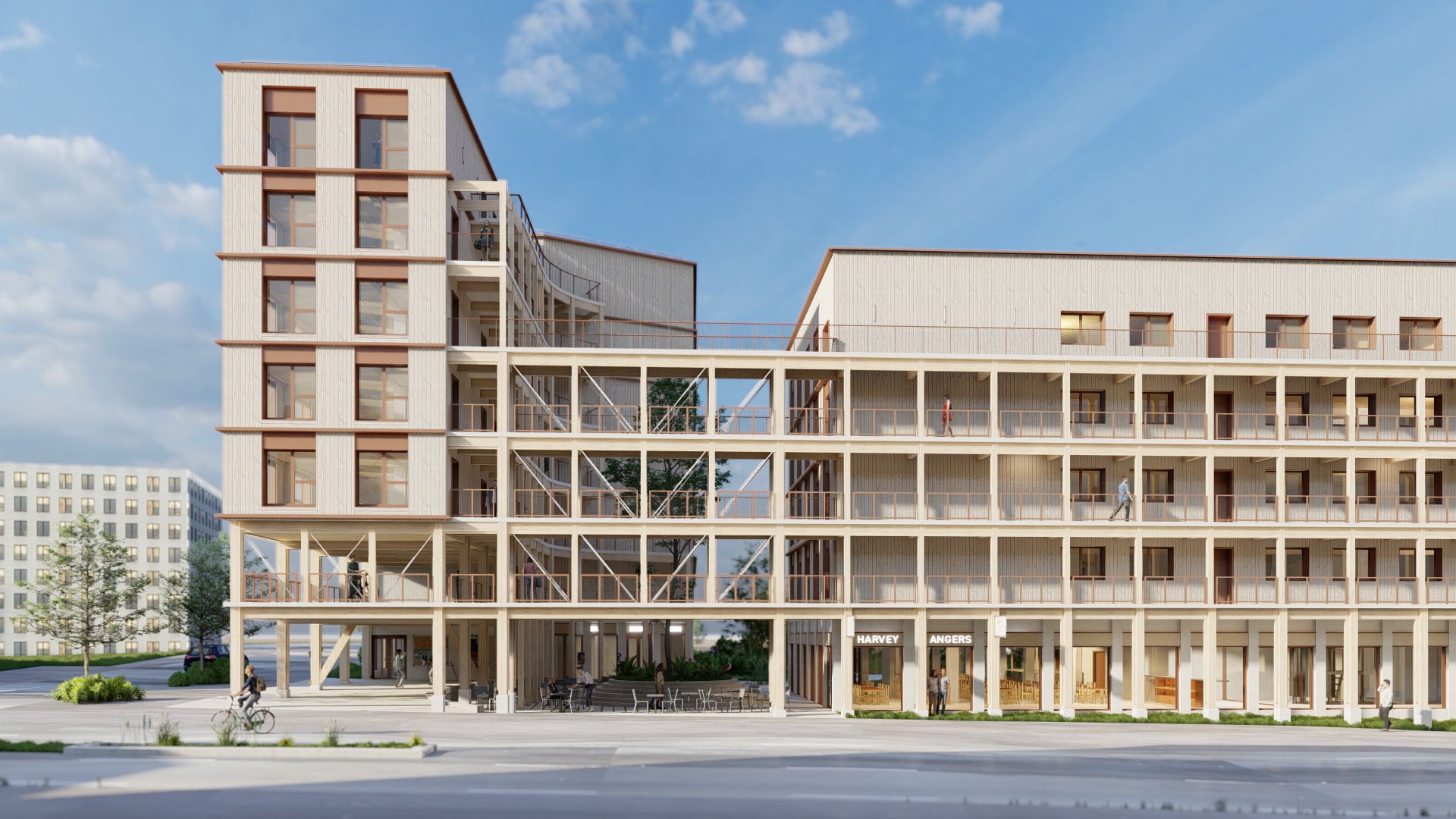 projet immobilier terrasses de Rechèvres à Chartes