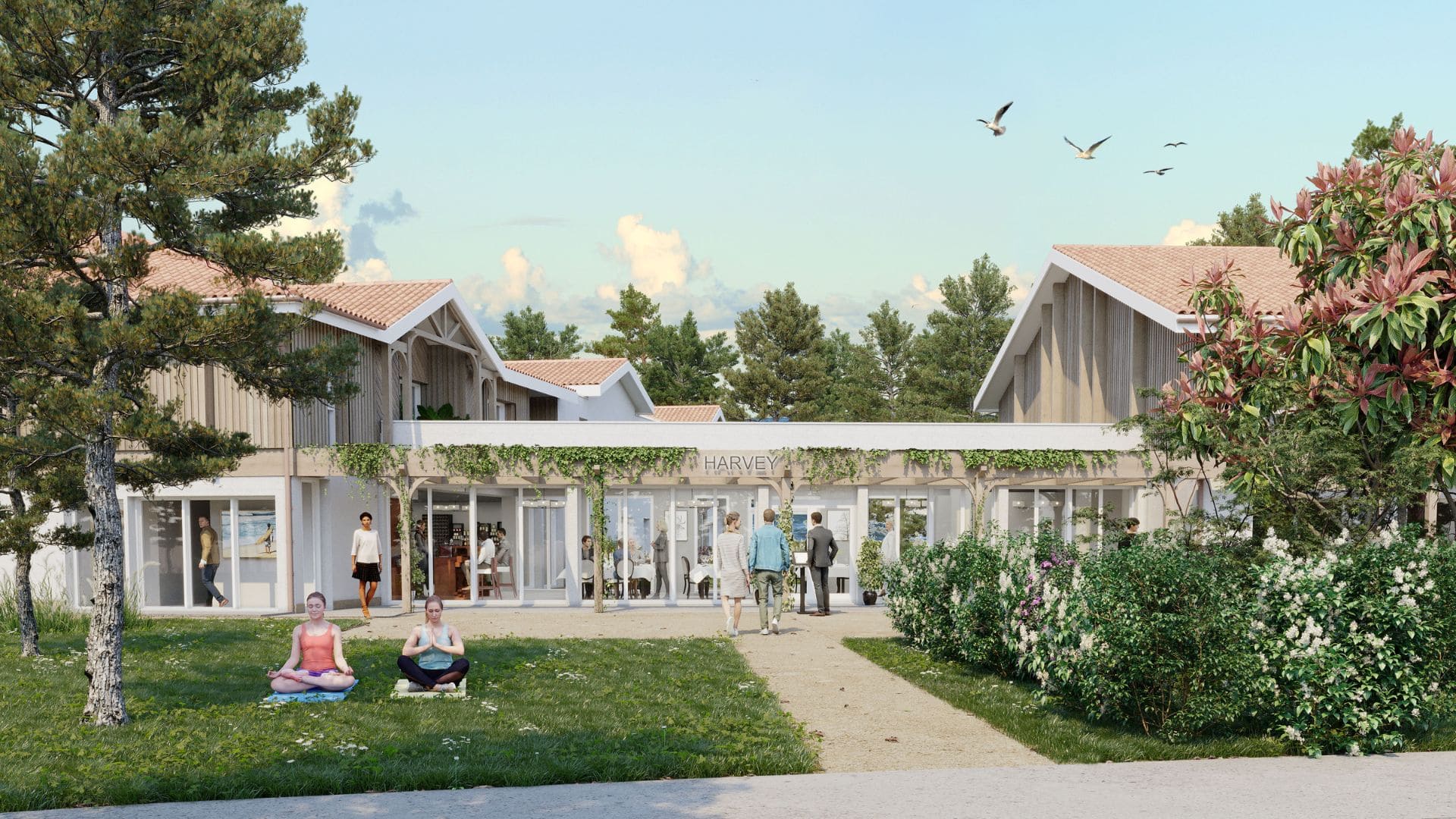 projet immobilier terrasses de Rechèvres à Chartes