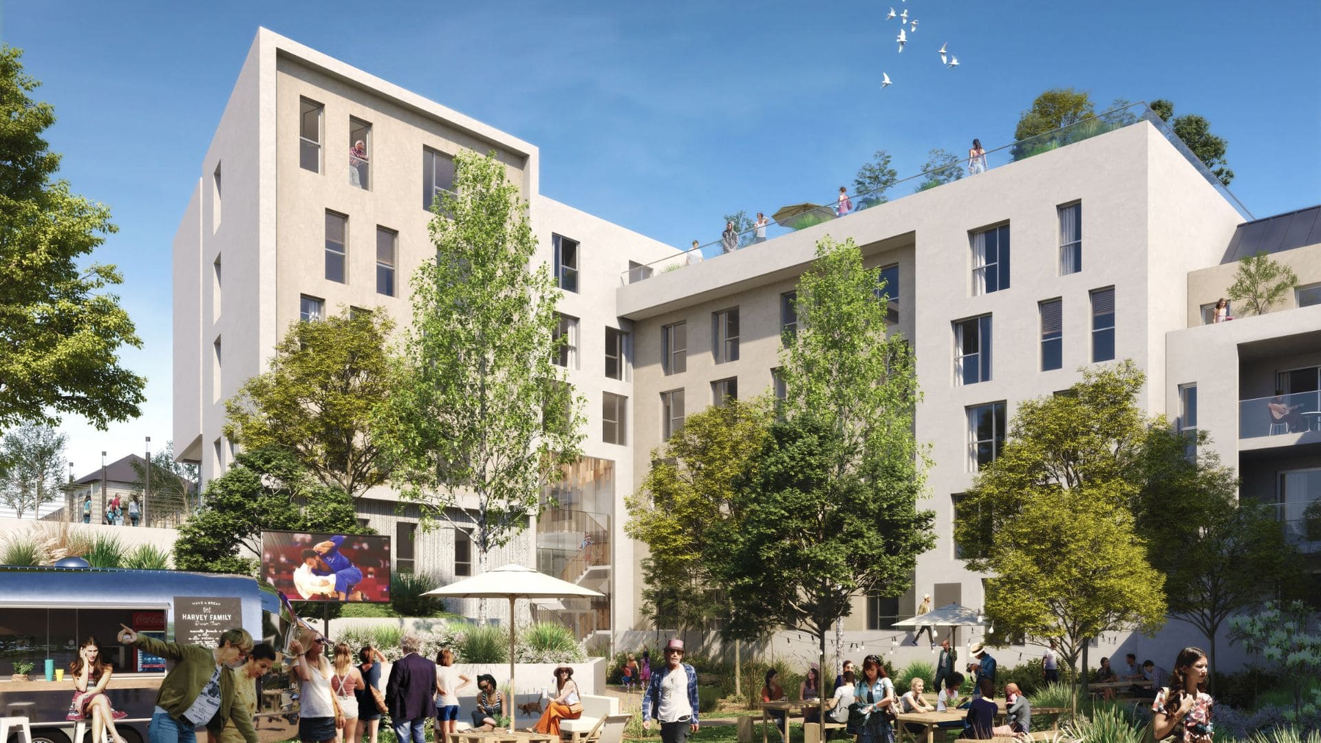 projet immobilier terrasses de Rechèvres à Chartes