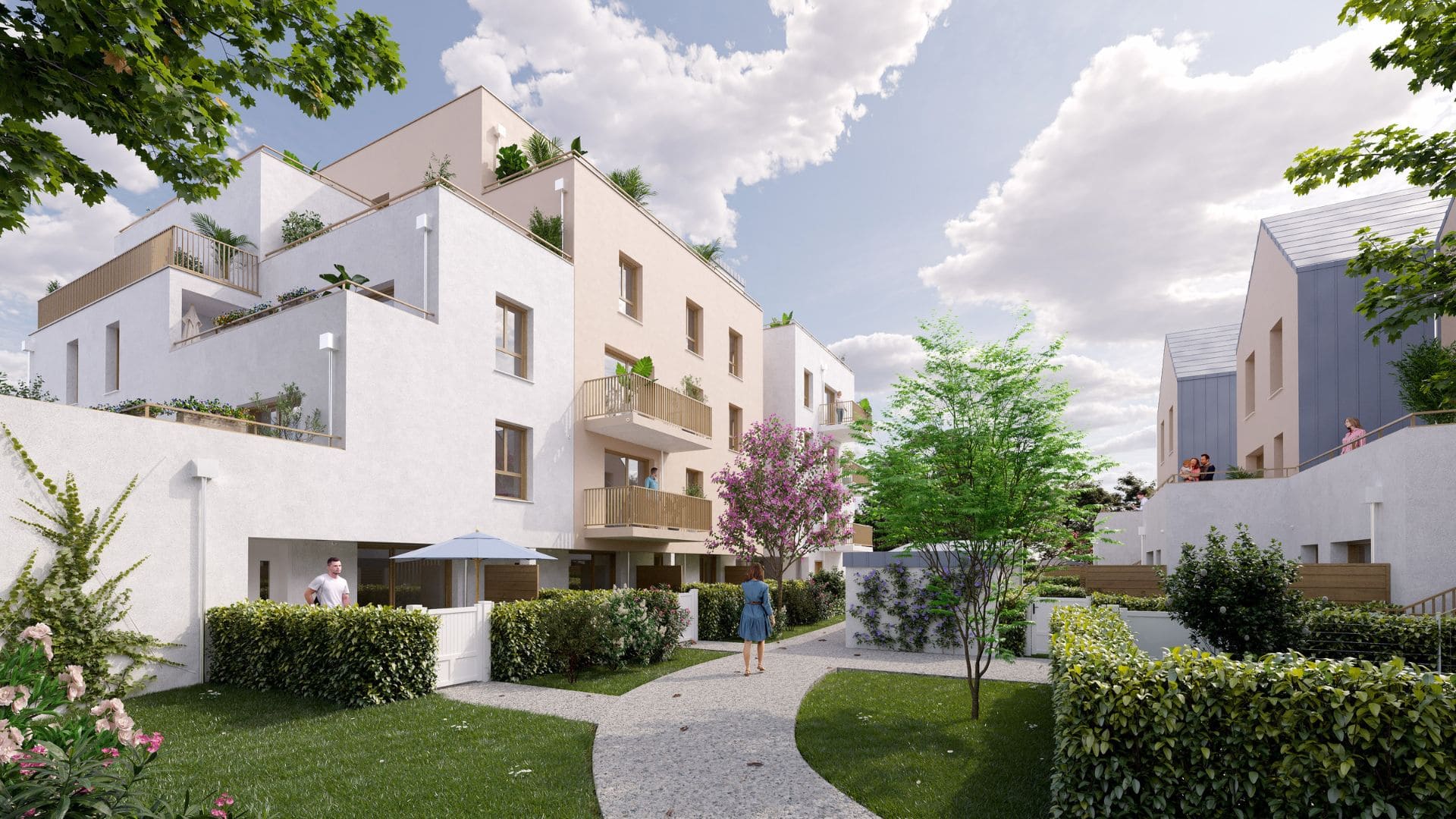 projet immobilier terrasses de Rechèvres à Chartes