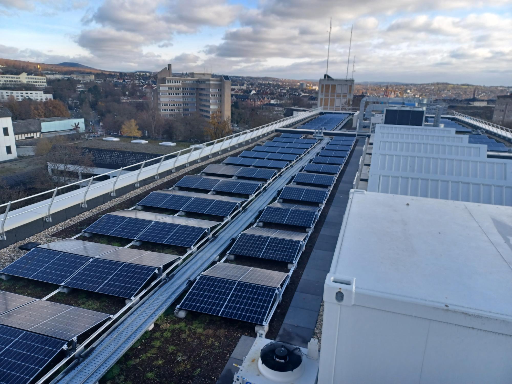 Photovoltaikanlage in Ost-West Lage