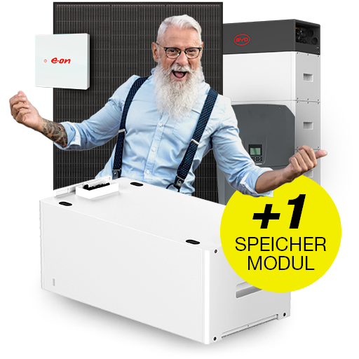 2,5 kWh Speichermodul geschenkt*
statt Geld verschenkt
Speichermodul im Wert von 1.000 €* geschenkt!
Jetzt amortisiert sich Ihre Photovoltaikanlage noch schneller.
