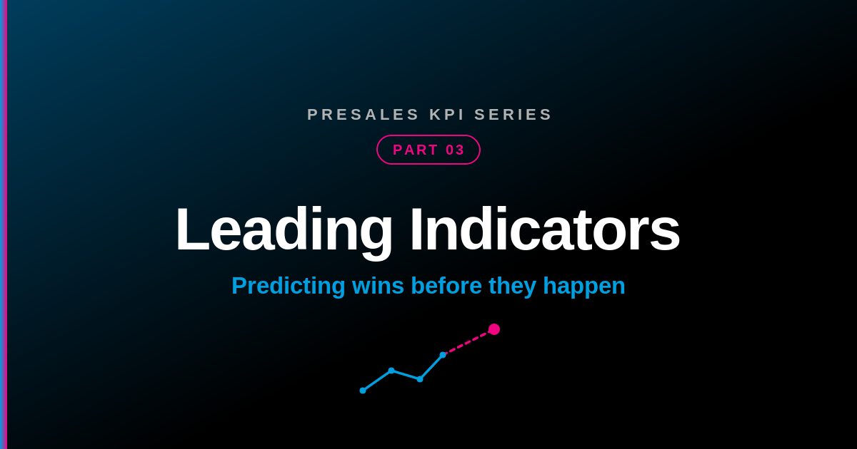 Leading Indicators — Part 3 of the SE Rockstars PreSales KPI series