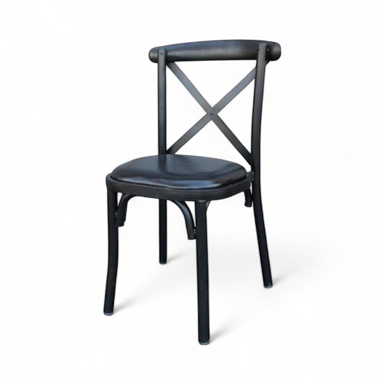 Chair Emet – black wooden synagogue chair, symbol of truth