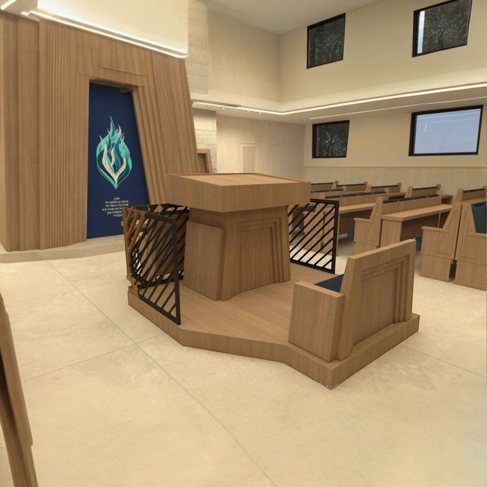 Bimah "Yael" – custom project for Chabad Synagogue in Rehovot