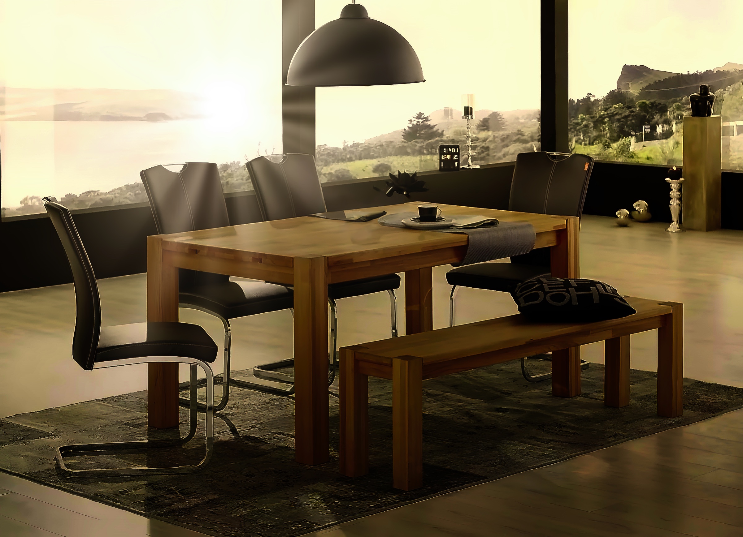 Household Furniture Made of Natural Wood