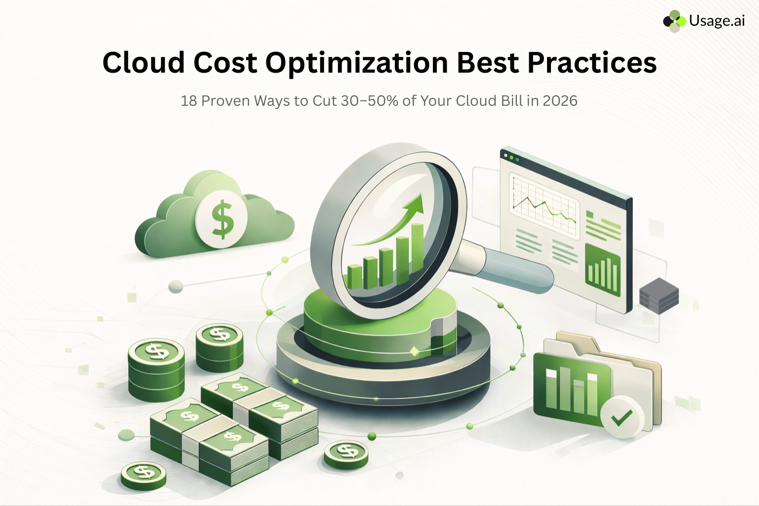 Cloud Cost Optimization Best Practices: 18 Proven Ways to Cut 30–50% of Your Cloud Bill in 2026
