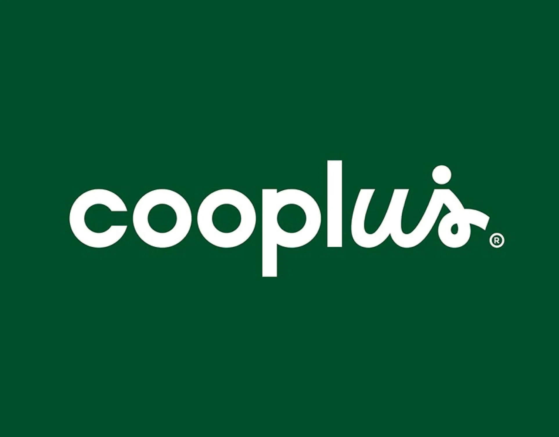 Bold typographic wordmark logo with confident custom lettering on green background