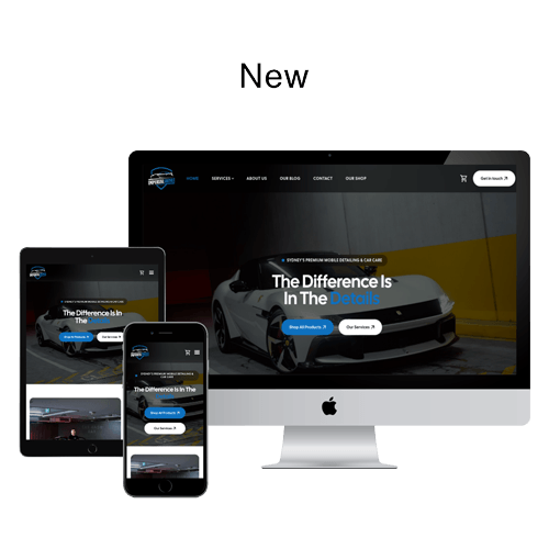 Imperial Shinez New Website Mockup